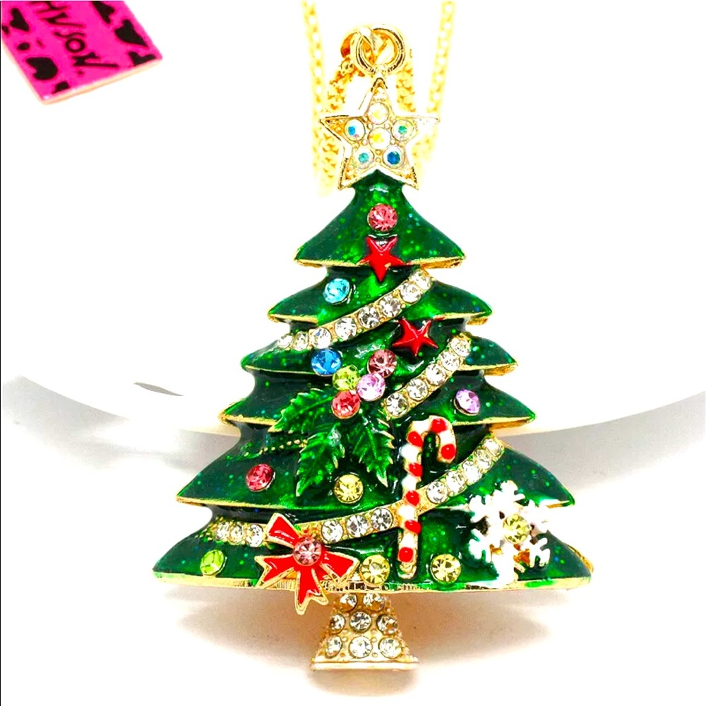 New Betsey Johnson Christmas Tree 🎄 Necklace